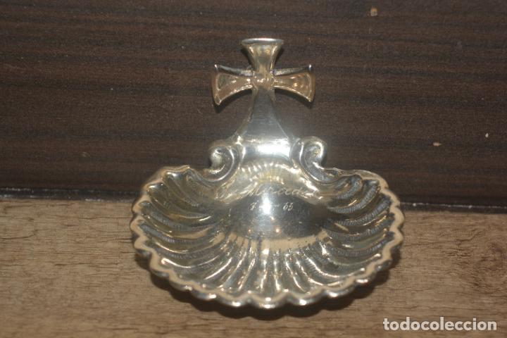 Antig&uuml;edades: CONCHA DE BAUTISMAR BAUTIZAR DE PLATA - Foto 1