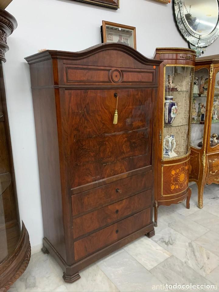 Antig&uuml;edades: Mueble taquill&oacute;n con palma de caoba - Foto 2