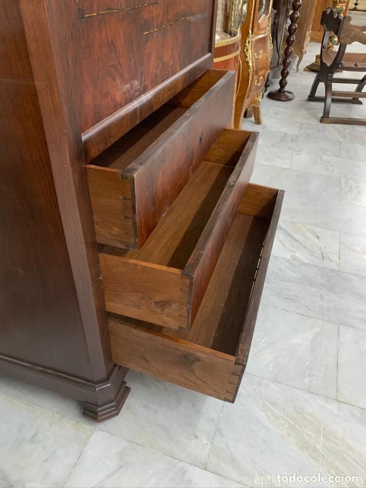 Antig&uuml;edades: Mueble taquill&oacute;n con palma de caoba - Foto 3