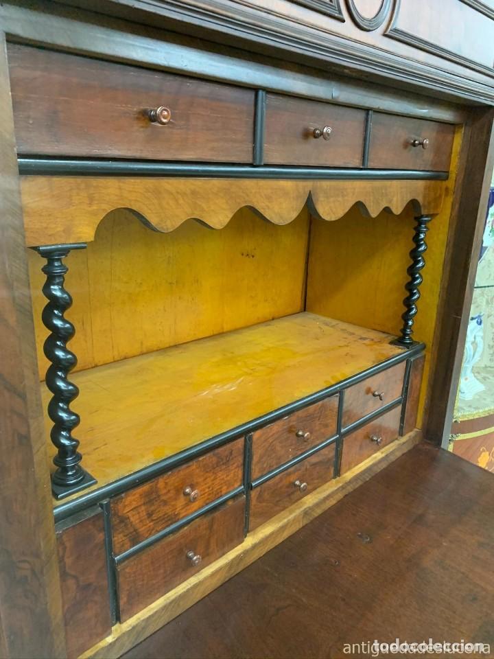 Antig&uuml;edades: Mueble taquill&oacute;n con palma de caoba - Foto 5