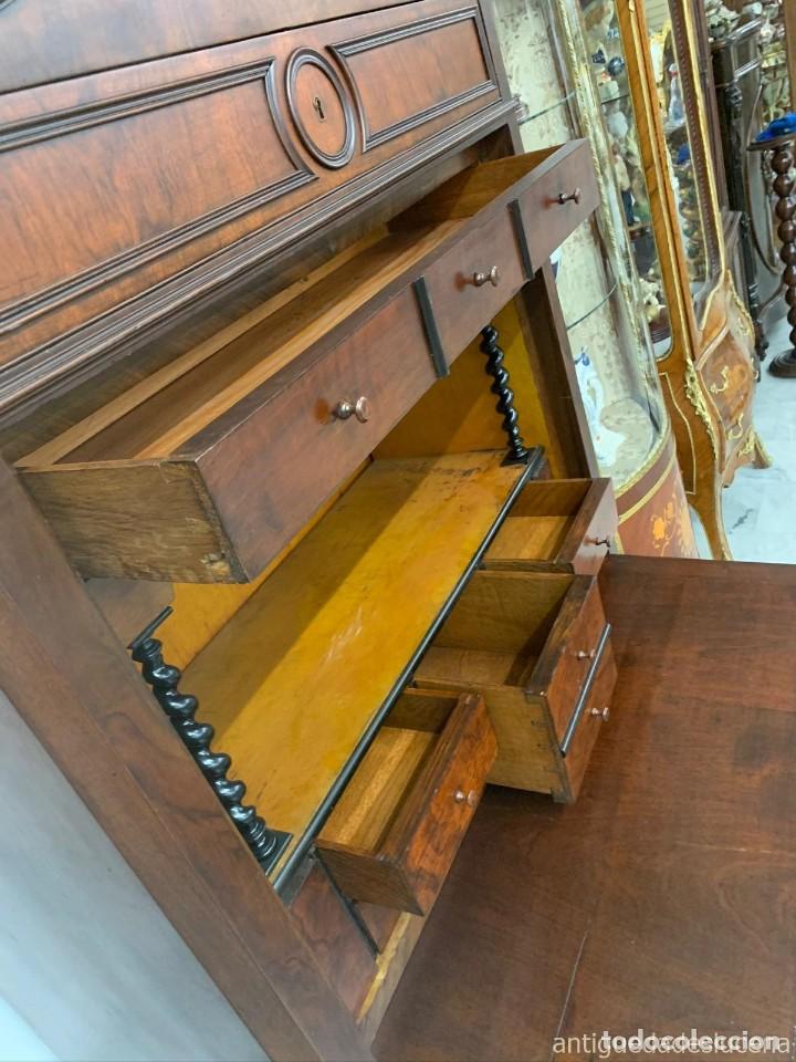 Antig&uuml;edades: Mueble taquill&oacute;n con palma de caoba - Foto 6