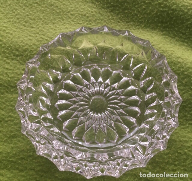 Antig&uuml;edades: Cenicero de cristal - Foto 1
