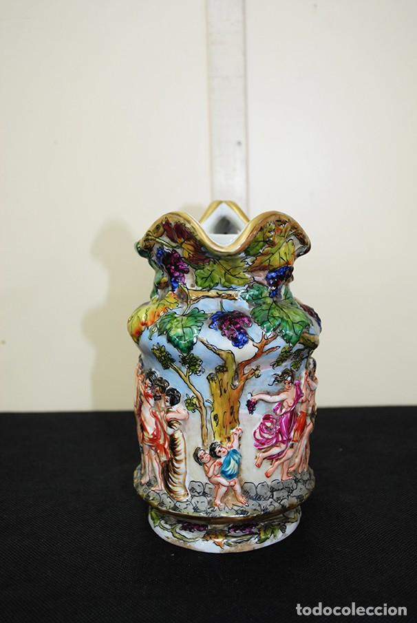 Antig&uuml;edades: JARRA ANTIGUA CAPODIMONTE - Foto 3