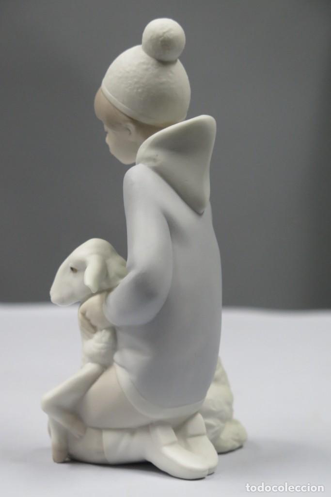 Antig&uuml;edades: NI&Ntilde;A CON OVEJA. LLADRO - Foto 3