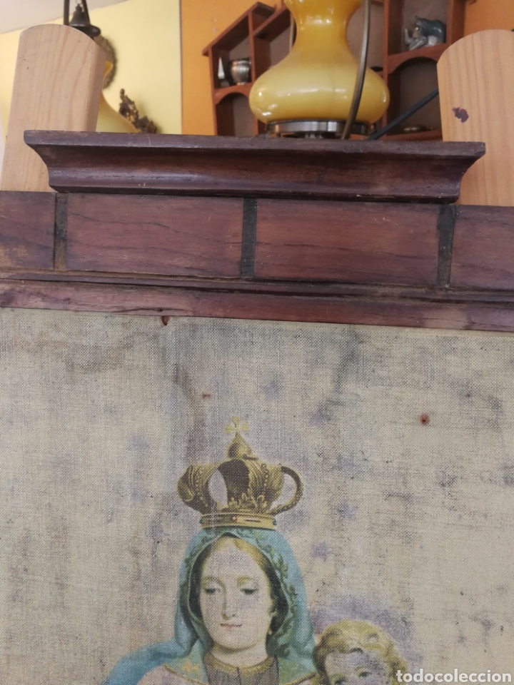 Antig&uuml;edades: LITOGRAF&Iacute;A VIRGEN DEL CARMEN - Foto 3