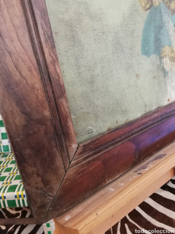 Antig&uuml;edades: LITOGRAF&Iacute;A VIRGEN DEL CARMEN - Foto 4