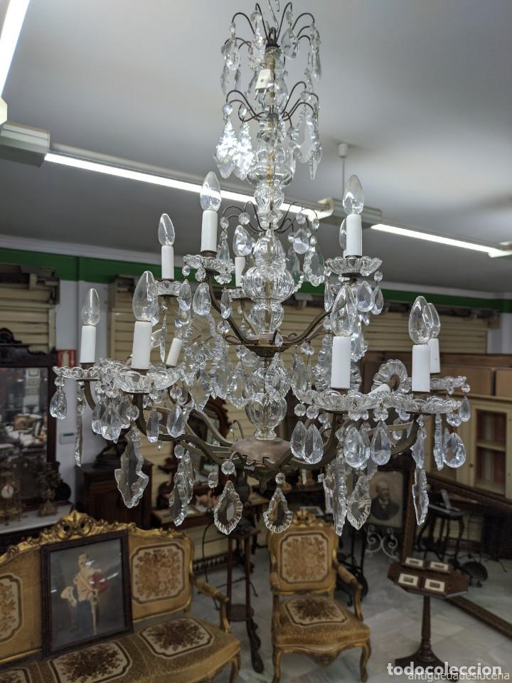Antig&uuml;edades: L&aacute;mpara isabelina de 15 brazos - Foto 2