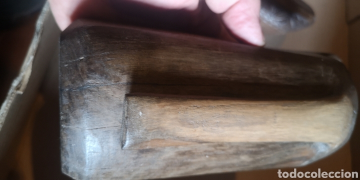 Antig&uuml;edades: Antigua colodra realizada en madera de roble - Foto 2