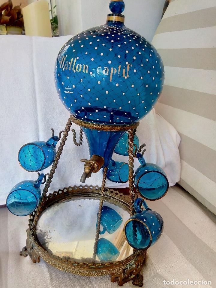 Antig&uuml;edades: Licorera antigua de cristal - Foto 3