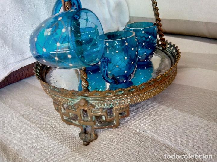 Antig&uuml;edades: Licorera antigua de cristal - Foto 5