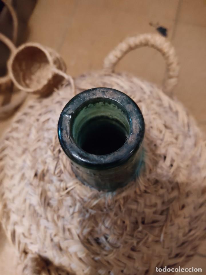 Antig&uuml;edades: GARRAFA- DAMAJUANA FORRADA EN ESPARTO - Foto 6