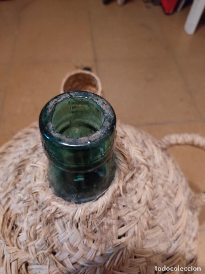 Antig&uuml;edades: GARRAFA- DAMAJUANA FORRADA EN ESPARTO - Foto 7