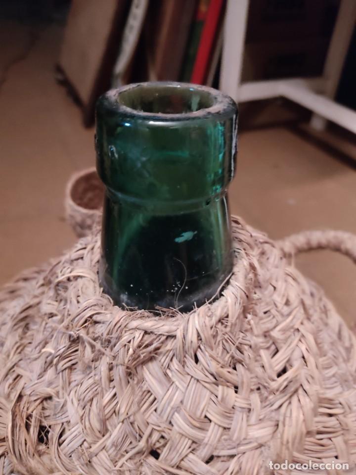 Antig&uuml;edades: GARRAFA- DAMAJUANA FORRADA EN ESPARTO - Foto 8