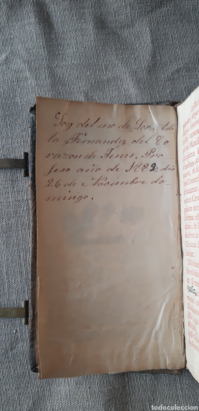 Antig&uuml;edades: Misal de 1882 - Foto 2