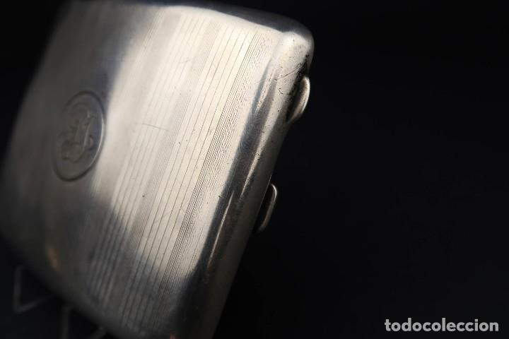 Antig&uuml;edades: Antigua Pitillera Inglesa de Plata - Foto 6