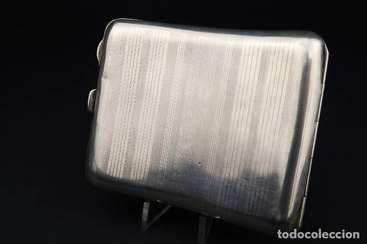 Antig&uuml;edades: Antigua Pitillera Inglesa de Plata - Foto 8