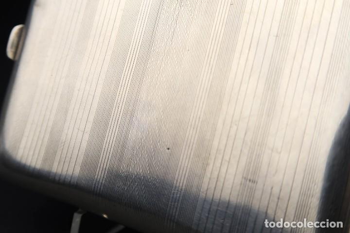 Antig&uuml;edades: Antigua Pitillera Inglesa de Plata - Foto 11