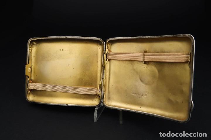 Antig&uuml;edades: Antigua Pitillera Inglesa de Plata - Foto 12
