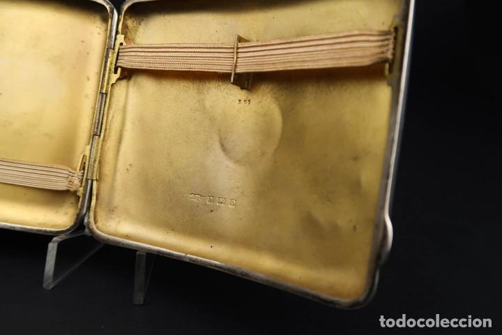 Antig&uuml;edades: Antigua Pitillera Inglesa de Plata - Foto 13
