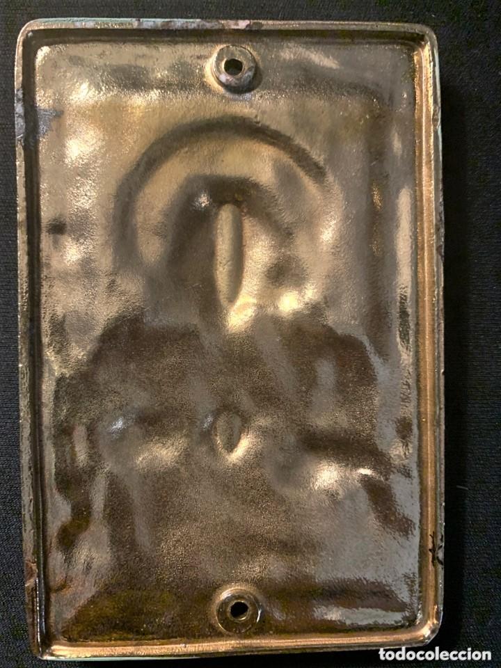 Antig&uuml;edades: Coraz&oacute;n de Jes&uacute;s en bronce - Foto 3