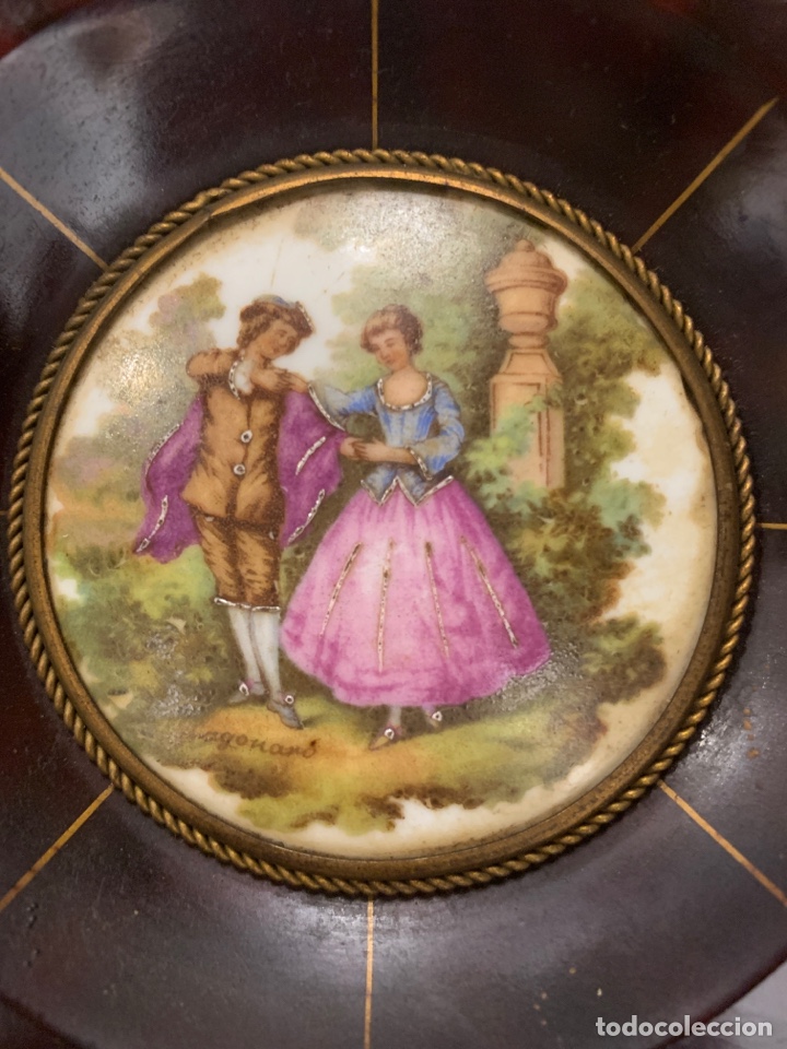 Antig&uuml;edades: OLLETSAC CROMOS DE LIMOGES EN MARCO - Foto 2