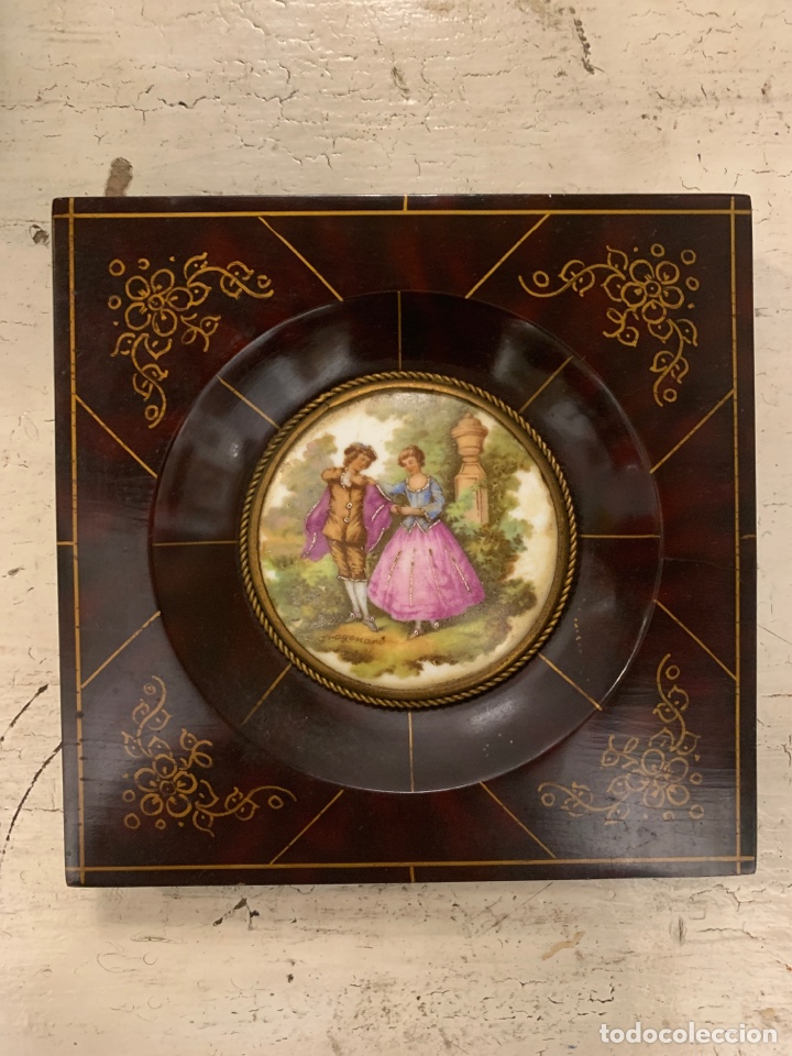 Antig&uuml;edades: OLLETSAC CROMOS DE LIMOGES EN MARCO - Foto 1
