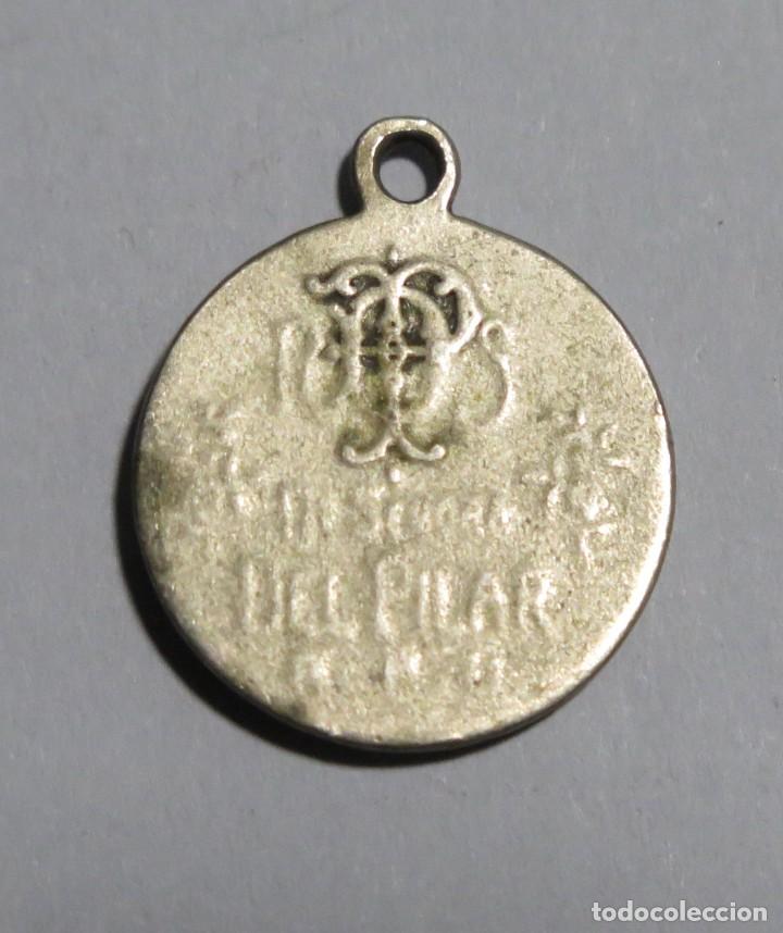 Antig&uuml;edades: MEDALLA. NTRA SRA DEL PILAR. PLATA - Foto 3