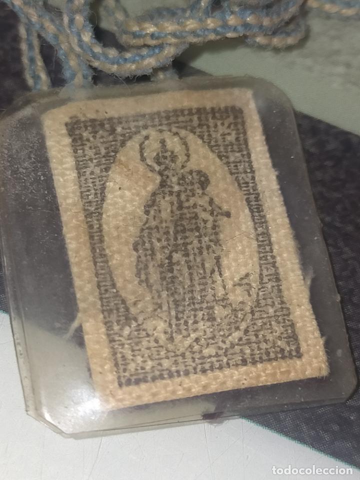 Antig&uuml;edades: escapulario o detente VIRGEN - Foto 2