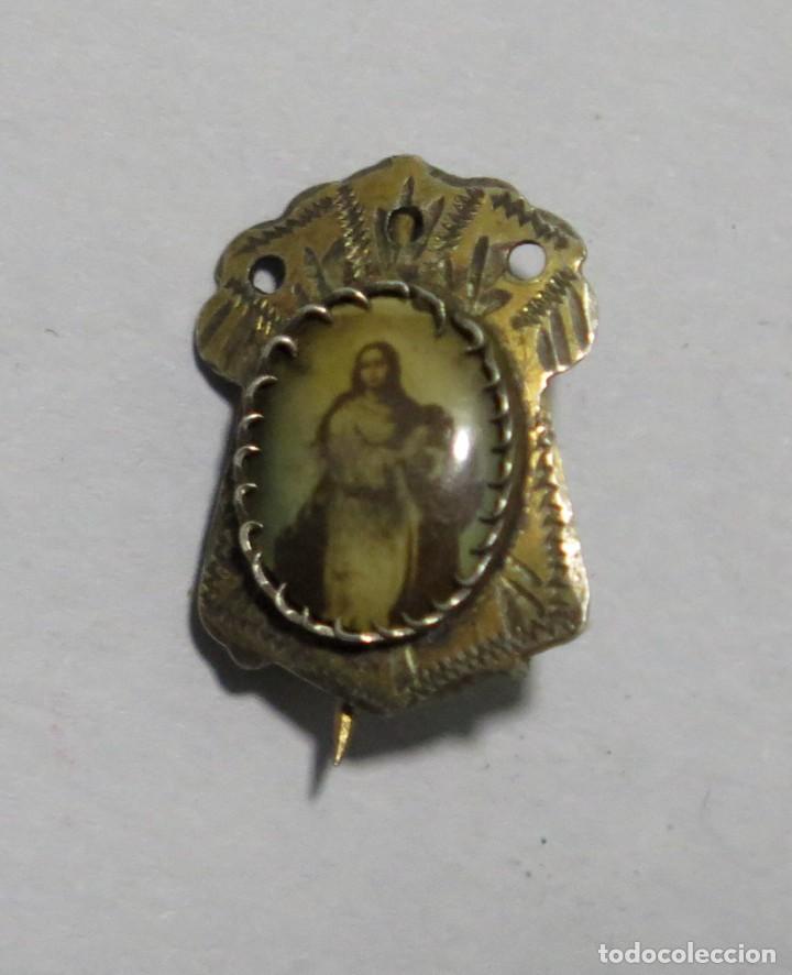 Antig&uuml;edades: MEDALLA. PLATA DORADA. INMACULADA - Foto 1