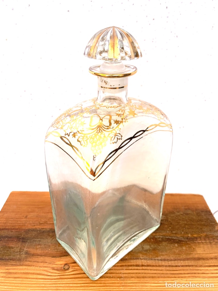 Antig&uuml;edades: ANTIGUA BOTELLA DE CRISTAL. MAH. - Foto 2