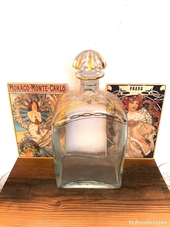 Antig&uuml;edades: ANTIGUA BOTELLA DE CRISTAL. MAH. - Foto 5