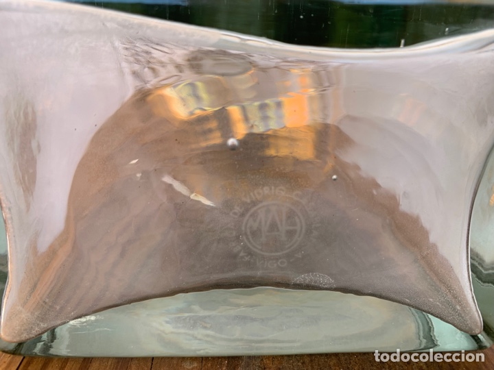 Antig&uuml;edades: ANTIGUA BOTELLA DE CRISTAL. MAH. - Foto 6