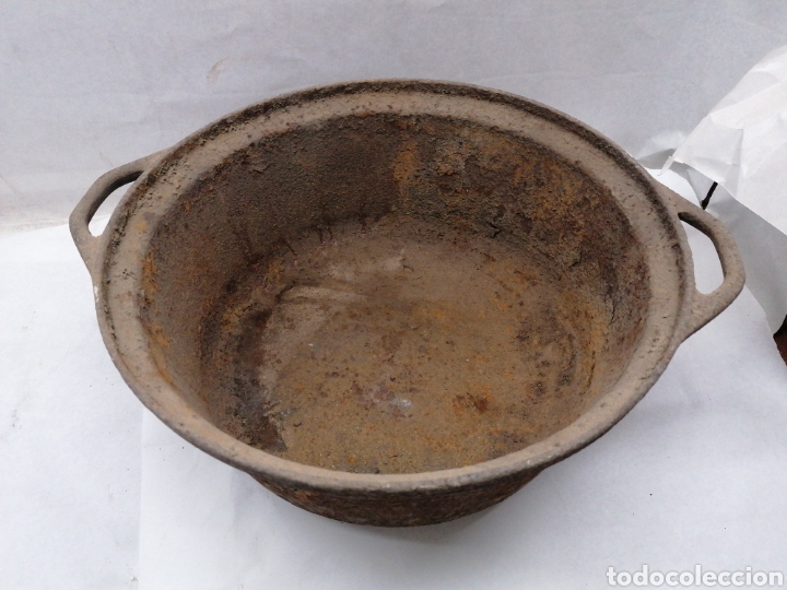 Antig&uuml;edades: Olla de hierro - Foto 2