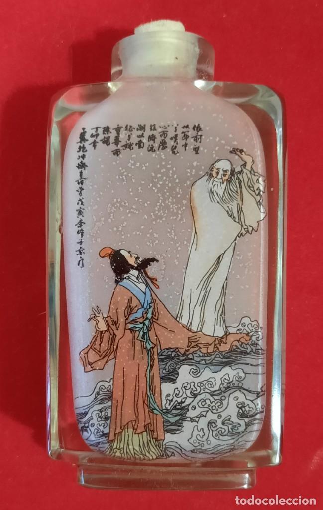Antig&uuml;edades: PEQUE&Ntilde;A BOTELLA CHINA PARA RAPE - Foto 3