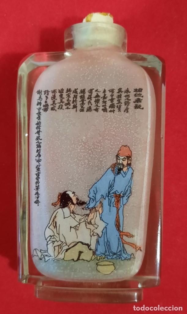Antig&uuml;edades: PEQUE&Ntilde;A BOTELLA CHINA PARA RAPE - Foto 4