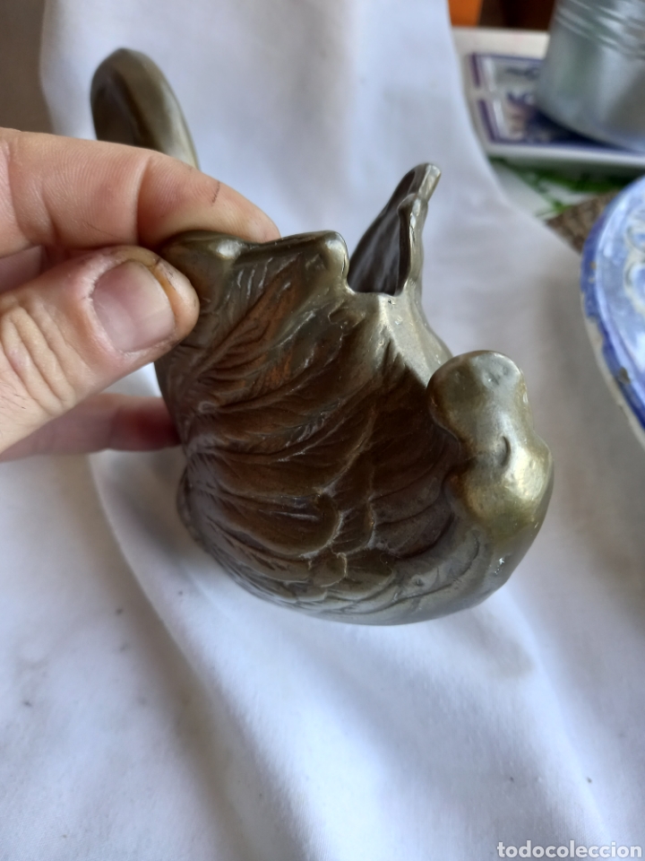 Antig&uuml;edades: BONITO CISNE EN BRONCE - Foto 6