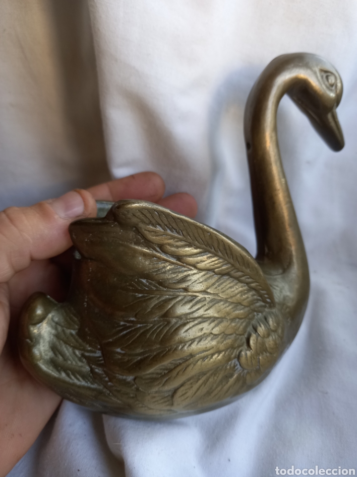 Antig&uuml;edades: BONITO CISNE EN BRONCE - Foto 7