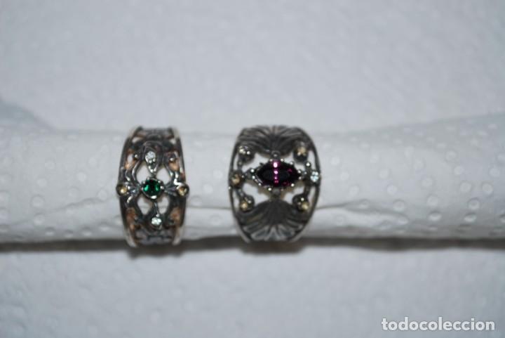 Antig&uuml;edades: Anillos Art Dec&oacute; - plata de ley. - Foto 1