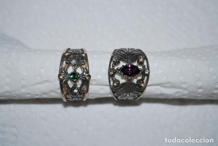 Antig&uuml;edades: Anillos Art Dec&oacute; - plata de ley. - Foto 2