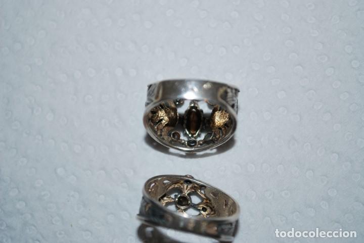 Antig&uuml;edades: Anillos Art Dec&oacute; - plata de ley. - Foto 4