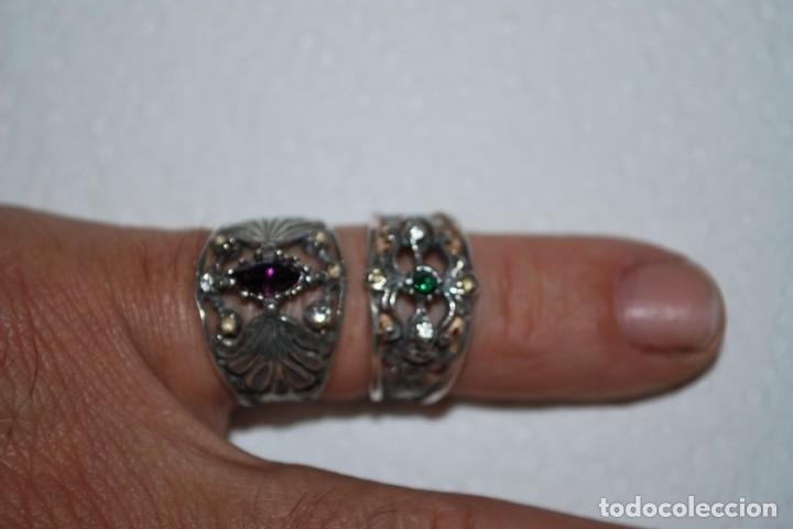 Antig&uuml;edades: Anillos Art Dec&oacute; - plata de ley. - Foto 5