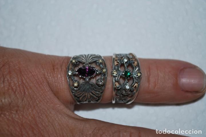 Antig&uuml;edades: Anillos Art Dec&oacute; - plata de ley. - Foto 6