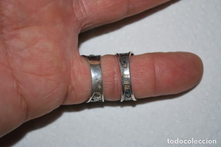 Antig&uuml;edades: Anillos Art Dec&oacute; - plata de ley. - Foto 7