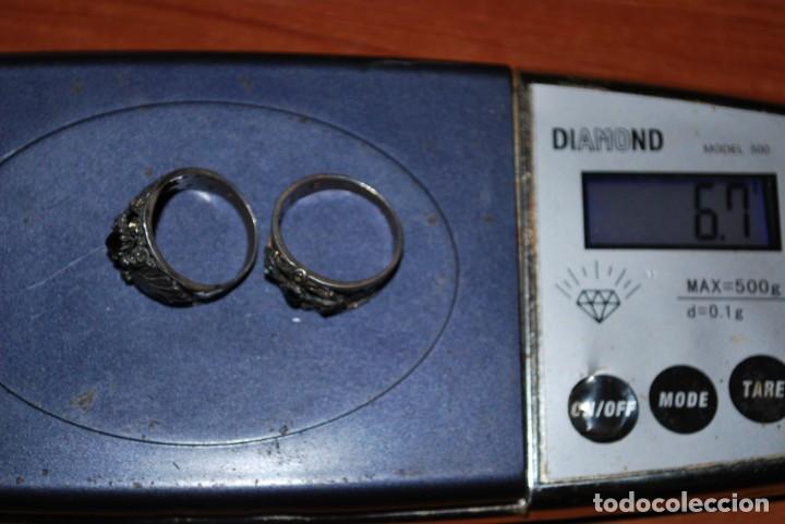 Antig&uuml;edades: Anillos Art Dec&oacute; - plata de ley. - Foto 9