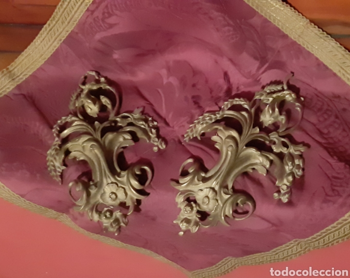 Antig&uuml;edades: Pareja de apliques de bronce siglo XIX - Foto 1