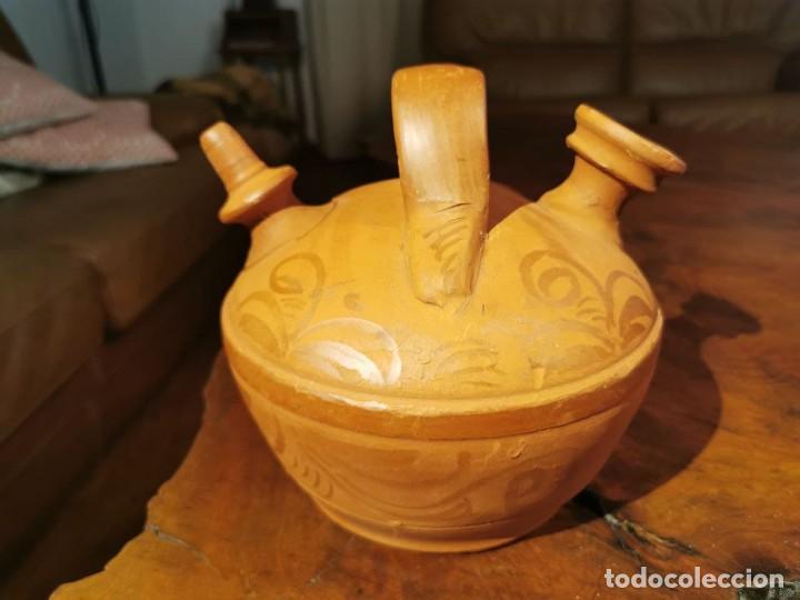 Antig&uuml;edades: GRAN BOTIJO DE BARRO COCIDO CATALAN - Foto 1