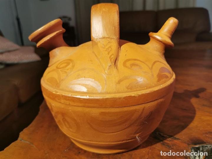 Antig&uuml;edades: GRAN BOTIJO DE BARRO COCIDO CATALAN - Foto 4