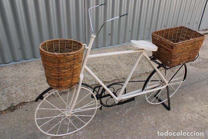 Antig&uuml;edades: macetero jardinera bicicleta - Foto 6