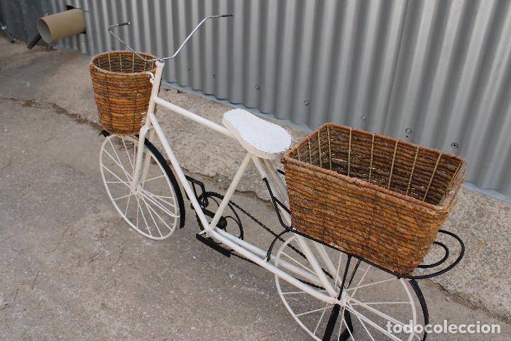 Antig&uuml;edades: macetero jardinera bicicleta - Foto 7