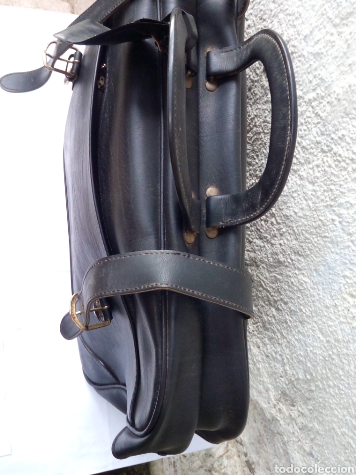 Antig&uuml;edades: MALETA - PIEL - CUERO - GLADIATOR - Foto 4